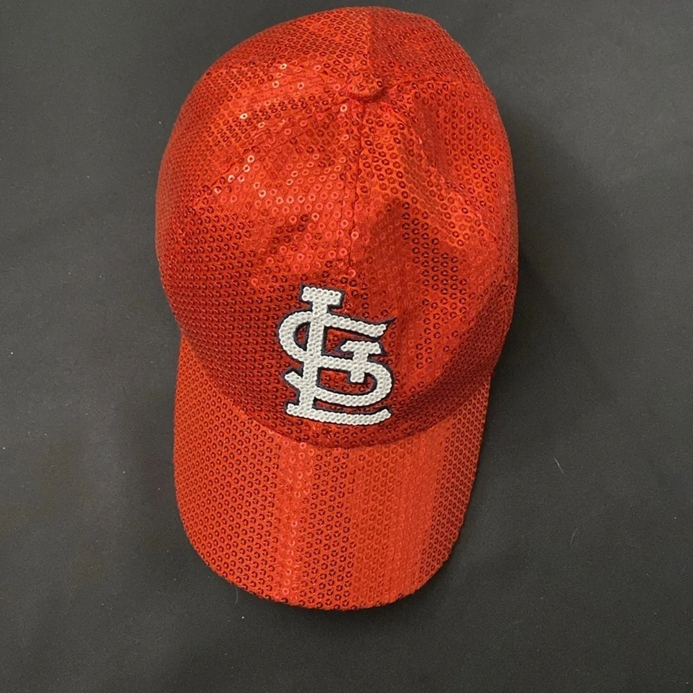 St. Louis Cardinals 47 Brand LIMITED EDITION BLING SEQUIN SPARKLE HAT MLB